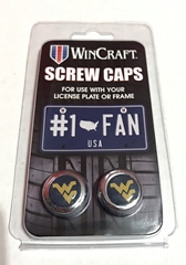 West Virginia license screw cap cover